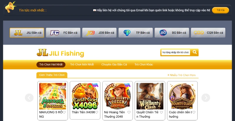 Sảnh bắn cá tại NEW88 với đa dạng trò chơi giải trí có thưởng